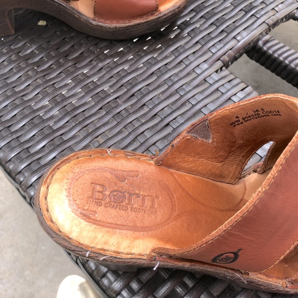 Born Shoes Born Leather Mules Poshmark